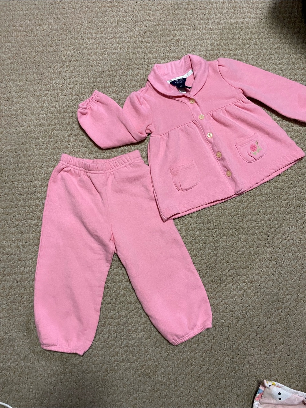 Chaps Pink Two-Piece matching set NWOT